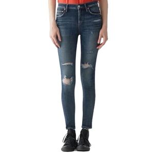 Agolde Sophie Hi Rise Crop in Sabotage